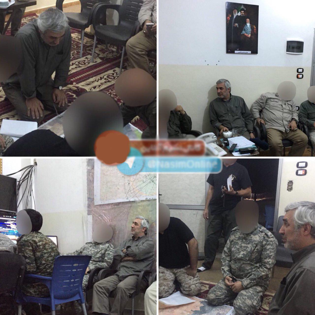 حاتمی کیا در مناطق عملیاتی حلب سوریه + عکس
