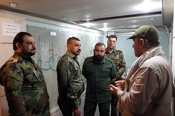 بازدید رزمندگان حشد شعبی از مرکز فرهنگی دفاع مقدس