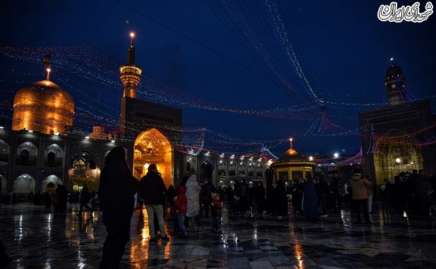 عکس/ حرم امام رضا (ع) در آستانه سال نو