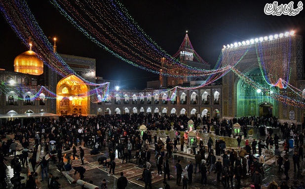 عکس/ حرم امام رضا (ع) در آستانه سال نو