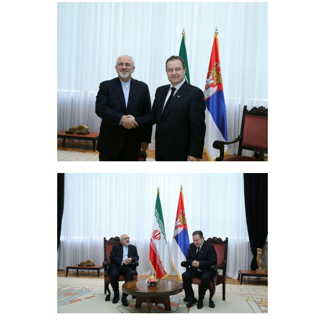 دیدار ظریف با نخست وزیر صربستان در بلگراد + عکس دیدار ظریف با نخست وزیر صربستان در بلگراد + عکس