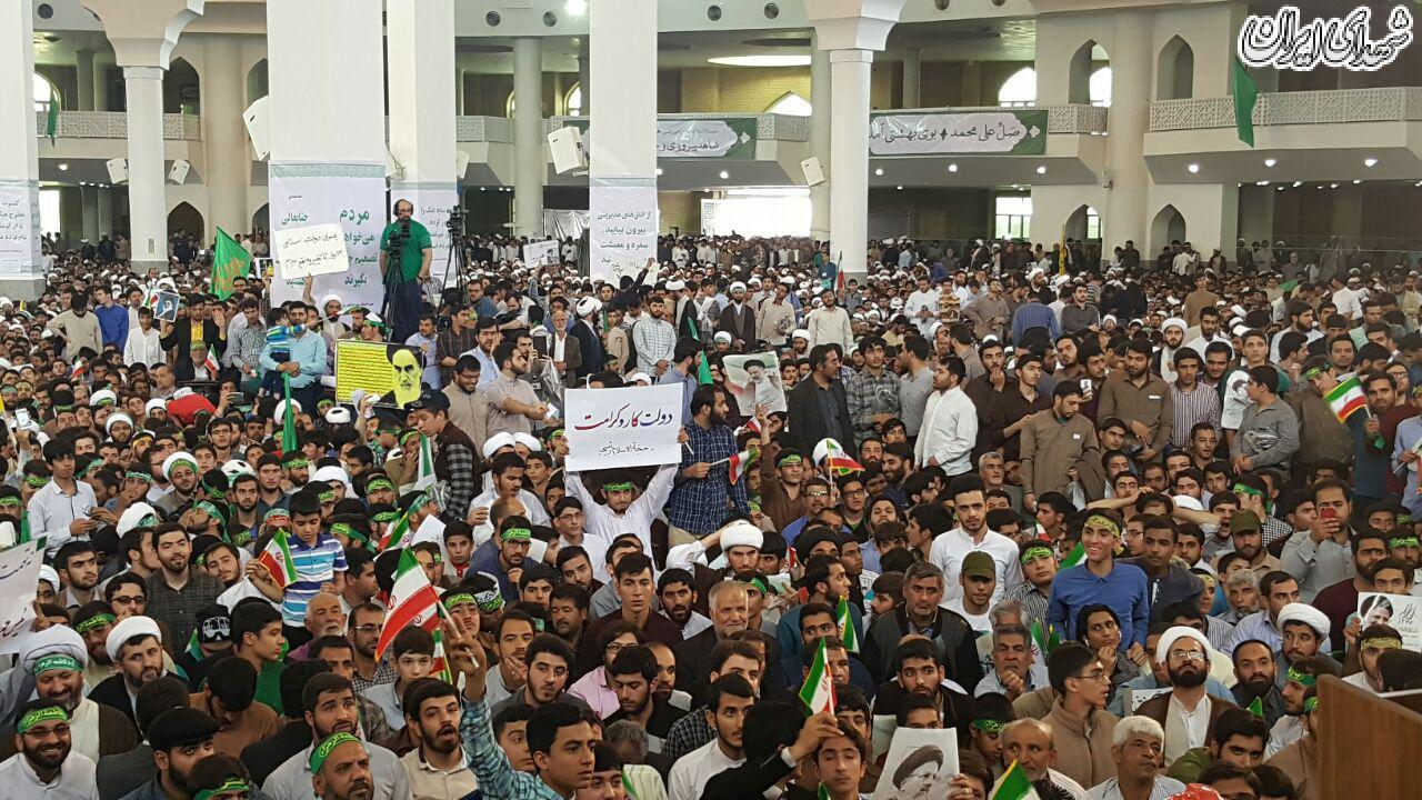 استقبال پرشور قمی ها از حجت الاسلام رئیسی+عکس