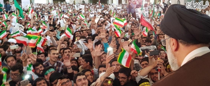 استقبال پرشور قمی ها از حجت الاسلام رئیسی+عکس