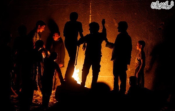 عکس/ غزه در شب