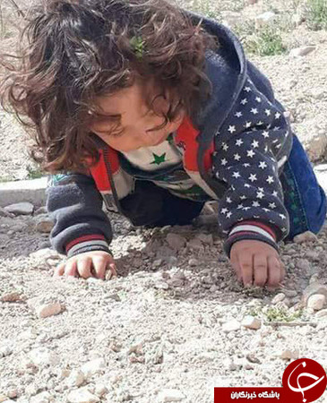 گریه سوزناک دختربچه سوری بر سر مزار پدر+عکس گریه سوزناک دختربچه سوری بر سر مزار پدر+عکس