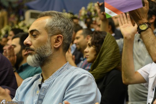 طرفداران روحانی در ورزشگاه آزادی تهران +عکس
