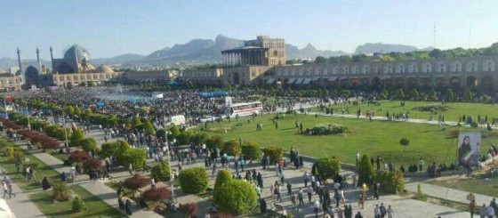 تصویرسازی ۹۳ به جای متینگ انتخاباتی دیروز!+عکس تصویرسازی ۹۳ به جای متینگ انتخاباتی دیروز!+عکس