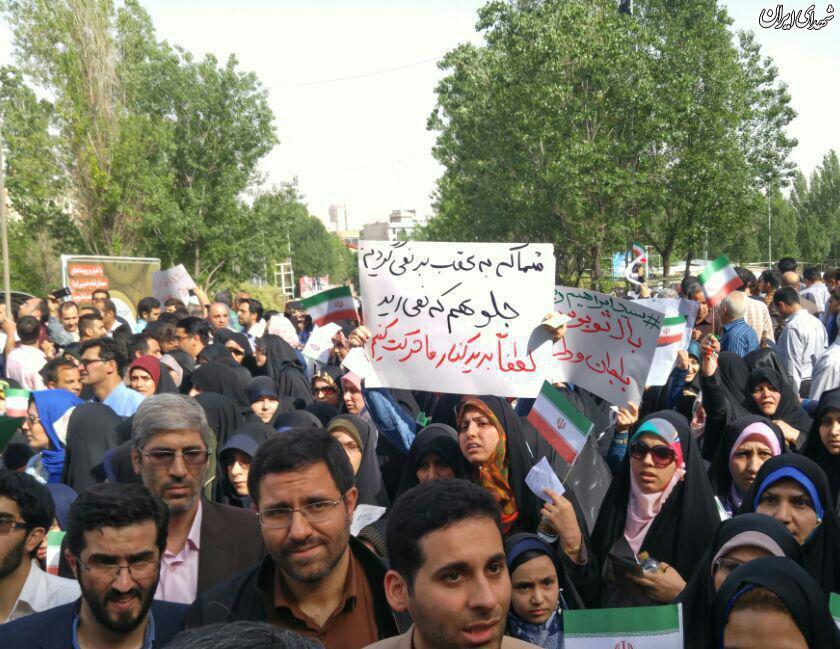 عکس/ دست نوشته جالب یکی از حامیان رئیسی