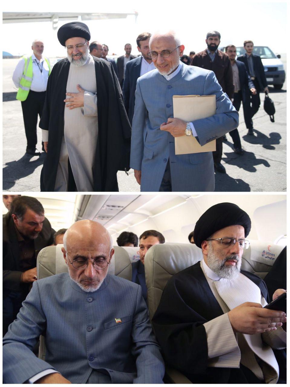 میرسلیم با رئیسی در سفر به مشهد +عکس