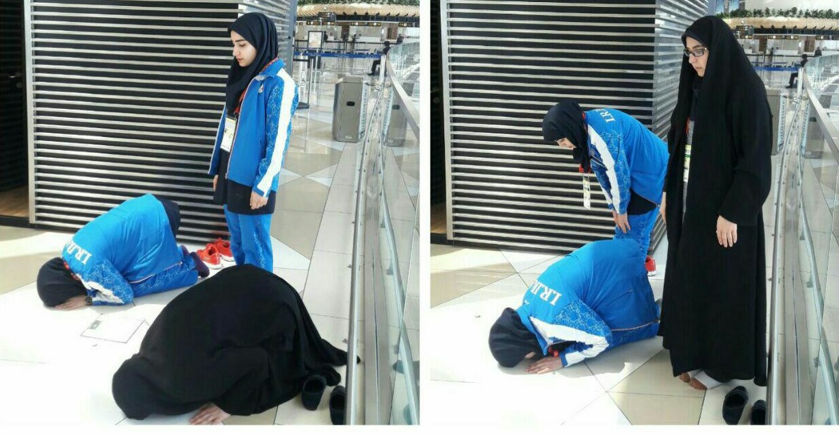 اقدام تحسین برانگیز بانوان ایرانی در باکو+عکس اقدام تحسین برانگیز بانوان ایرانی در باکو+عکس