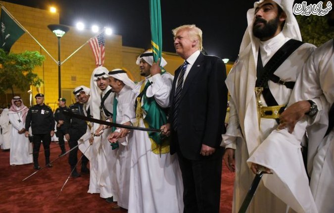رقص ترامپ و ملک سلمان با ترانه انگلیسی+عکس