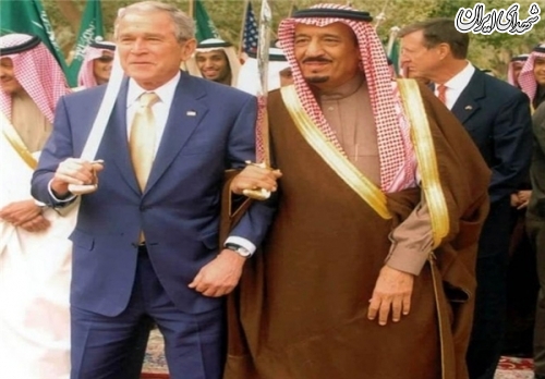 رقص ملک سلمان و رئیس جمهور وقت +عکس