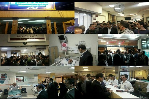 سرکشی شبانه وزیر بهداشت از بیمارستانها+عکس سرکشی شبانه وزیر بهداشت از بیمارستانها+عکس