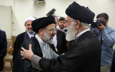 دیدار خصوصی حجتالاسلام رئیسی با رهبر انقلاب