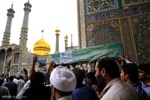پیکر ۶ شهید مدافع حرم در قم تشییع میشود