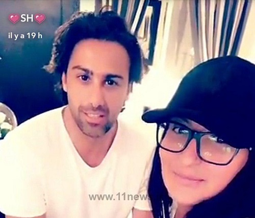 سلفی فرهاد مجیدی با خواننده زن عرب! +عکس