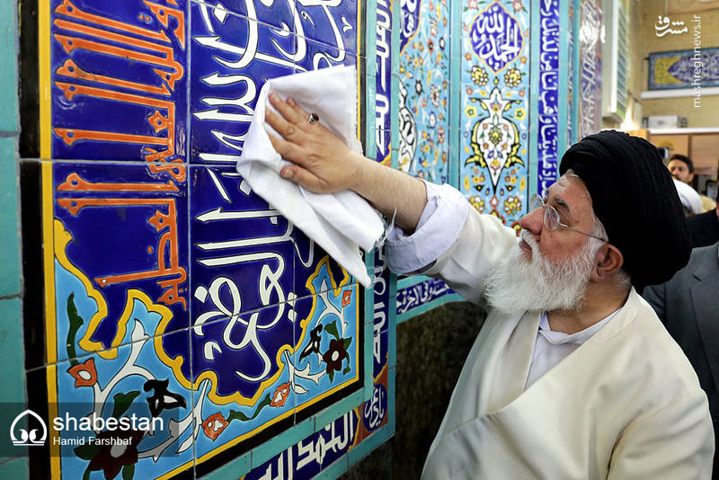 آیت الله علم الهدی در آیین غبارروبی مساجد