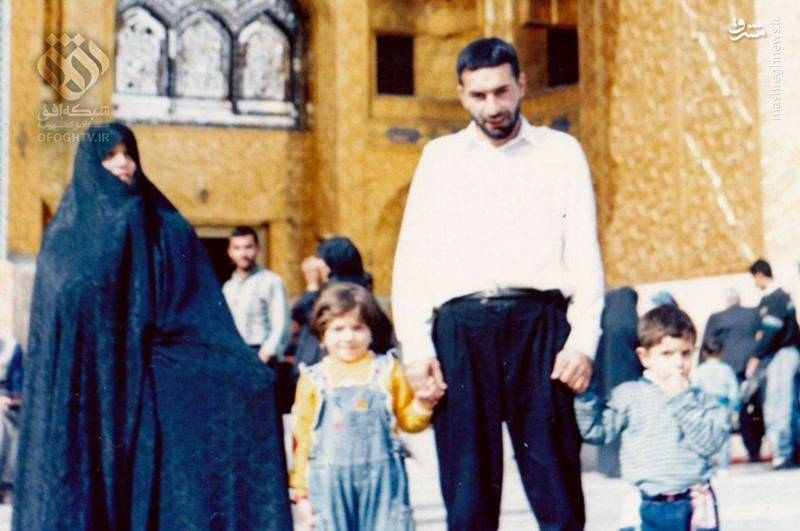 پدر فناوری موشکی ایران در حرم رضوی +عکس