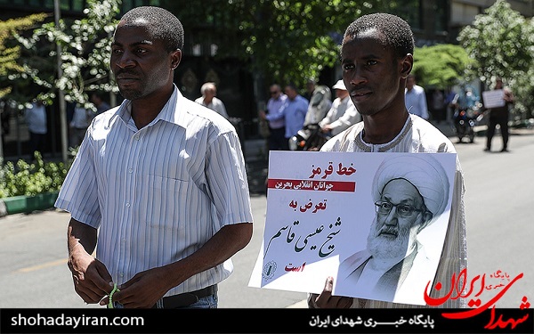 تجمع تهرانی ها در اعتراض به بازداشت شیخ عیسی قاسم