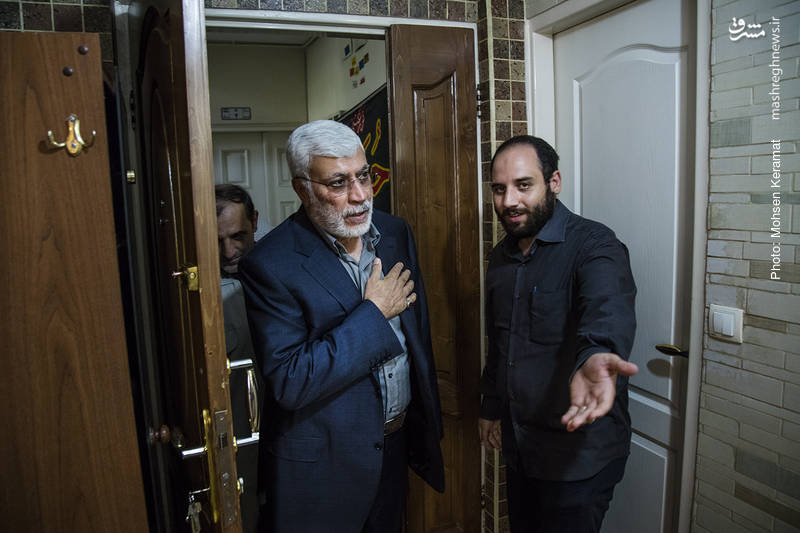 دیدار فرمانده حشدالشعبی با خانواده شهید نصیری