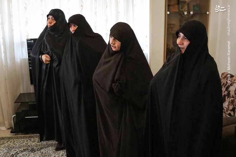 دیدار فرمانده حشدالشعبی با خانواده شهید نصیری