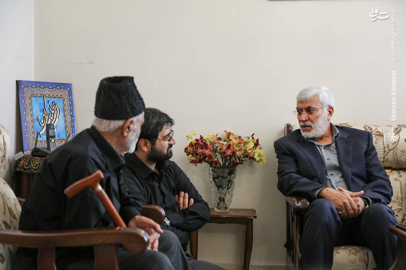 دیدار فرمانده حشدالشعبی با خانواده شهید نصیری
