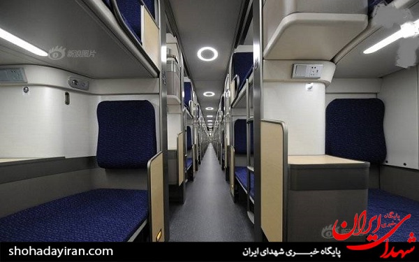 عکس/ قطار سریع السیر با تخت خواب