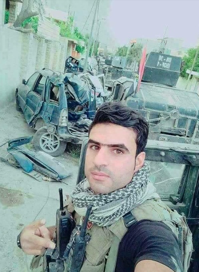 اقدام شجاعانه نظامی عراقی با لباس داعش+ عکس