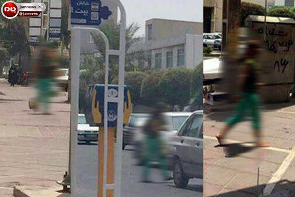زن بی حجاب در خیابان های بوشهر...! + عکس