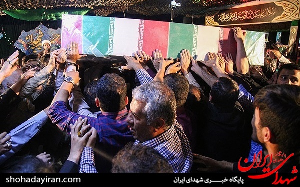 عکس/وداع با پیکر مطهر شهیدمدافع حرم بهرام مهرداد