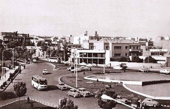 میدان ولی عصر(عج) تهران در سال 1342+عکس