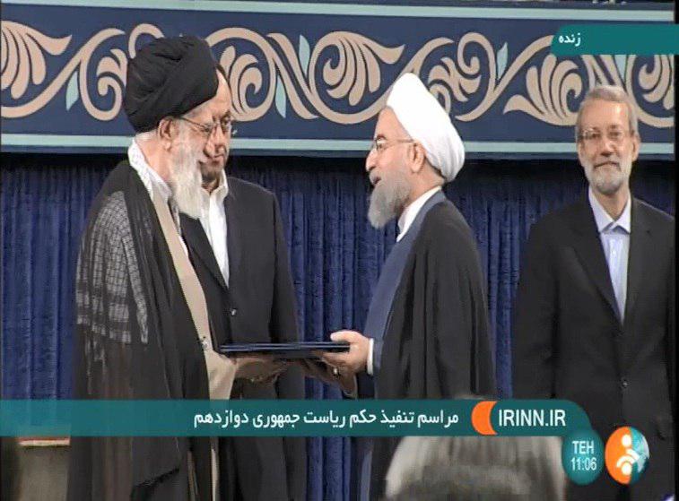 عکس/ تنفیذ حکم دوازدهمین دوره ریاست جمهوری