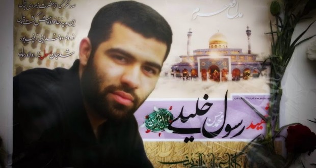سفارش شهید مدافع حرم برای ظهور/ماجرای سنگ سبز مزارِ شهید خلیلی!