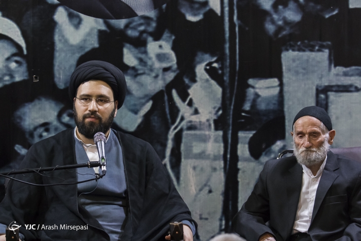 از  خادم امام (حاج عیسی جعفری) با حضور یادگار امام(ره) تجلیل شد+عکس