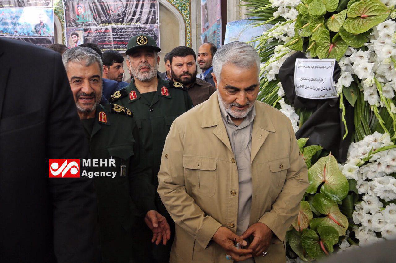حاج قاسم سلیمانی در مراسم 