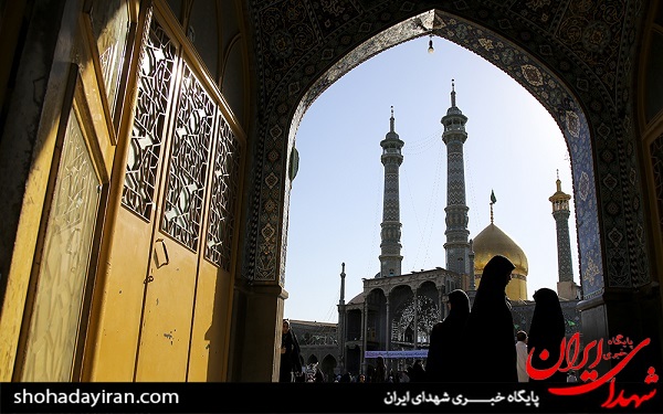 عکس/حرم در شب تولدخضرت معصومه(س)
