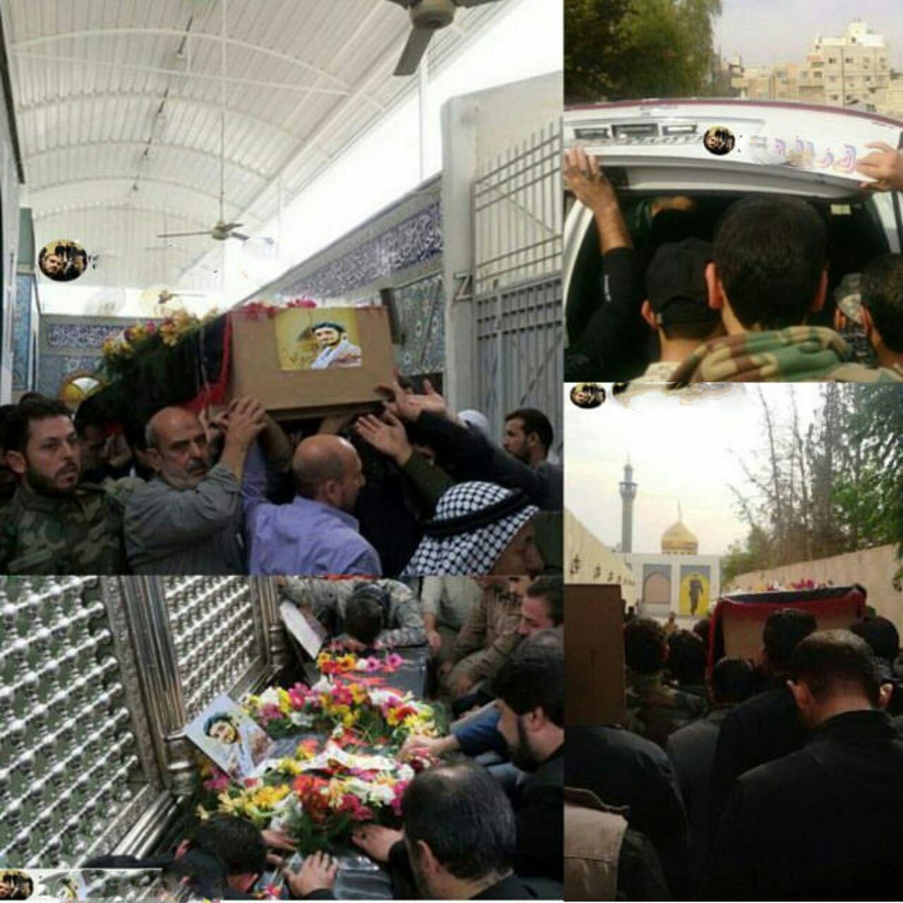 تشییع پیکر شهید حججی در مرقد حضرت زینب+ عکس تشییع پیکر شهید حججی در مرقد حضرت زینب+ عکس