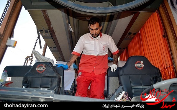 عکس/ واژگونی اتوبوس دختران دانش‌آموز