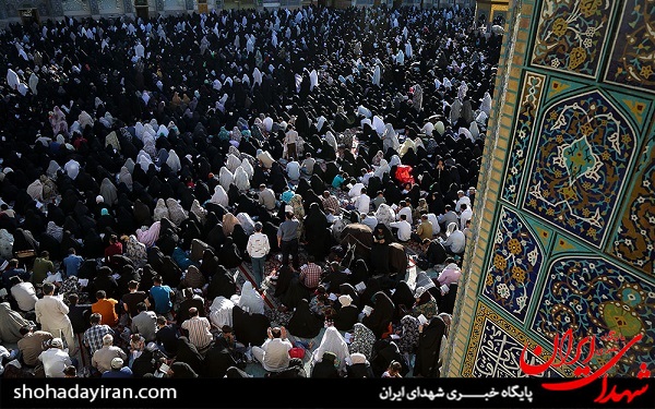 دعای عرفه در حرم مطهر امام رضا (ع)