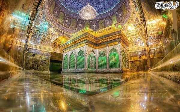 نمایی زیبا از ضریح امام هادی (ع) /عکس