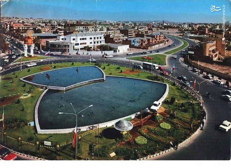 میدان ولیعصر تهران در دهه ۵۰ چه شکلی بود؟ +عکس