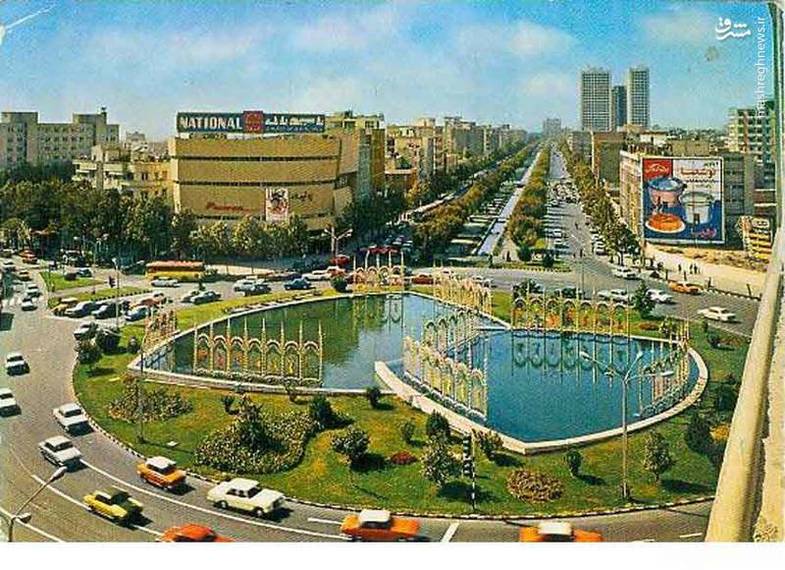 میدان ولیعصر تهران در دهه ۵۰ چه شکلی بود؟ +عکس