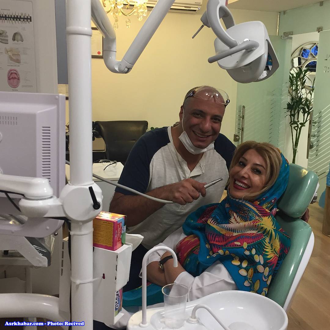 حرکت ... آقای بازیگر در مطلب یک خانم دکتر! + عکس