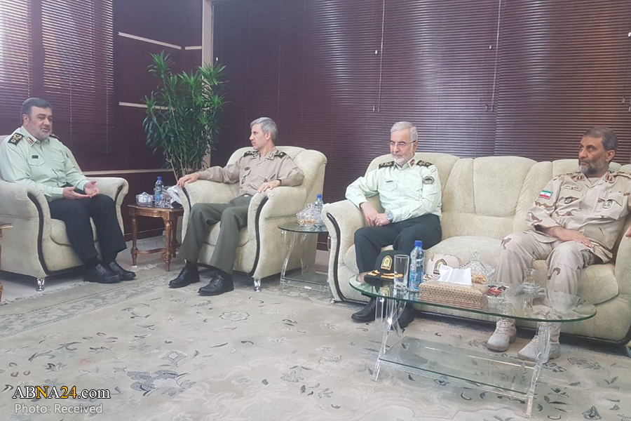 دیدار فرمانده نیروی انتظامی با دیدار فرمانده نیروی انتظامی با