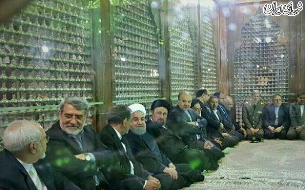 تجدیدمیثاق دولت‌دوازدهم با آرمان‌های امام راحل/عکس