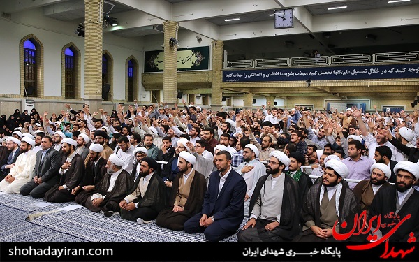 عکس/دیدار طلاب حوزههای علمیه تهران بارهبر انقلاب عکس/دیدار طلاب حوزههای علمیه تهران بارهبر انقلاب