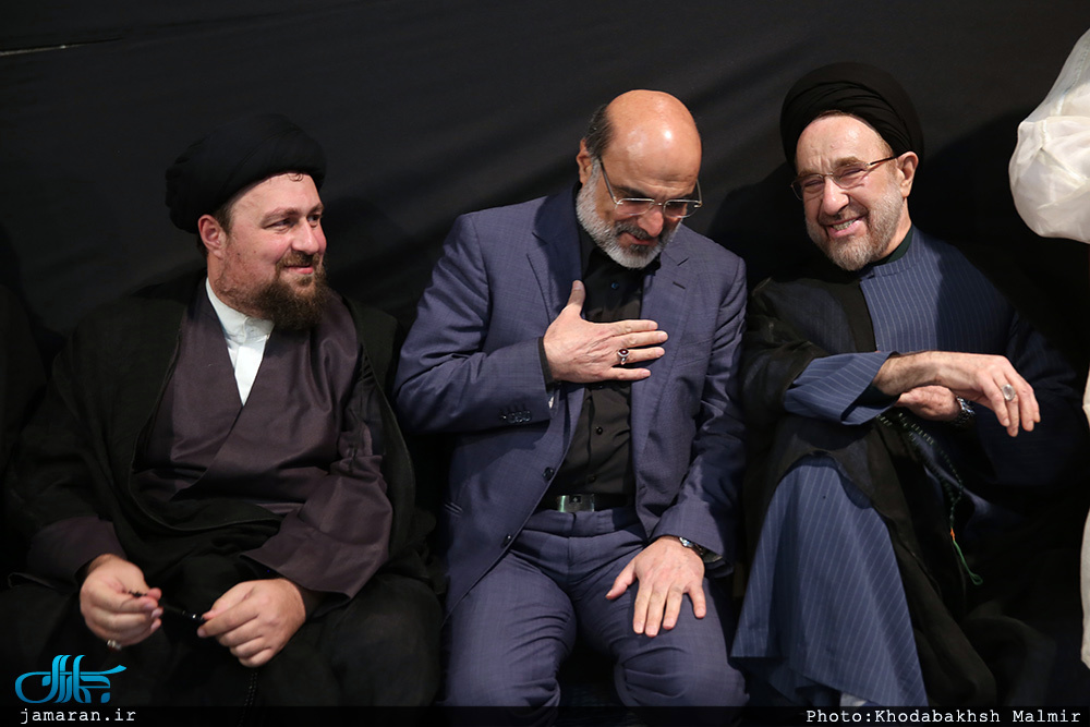 خوش و بش علی عسگری با یکی از سران فتنه!+عکس