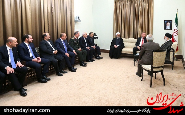 عکس/ دیدار رئیس جمهور ترکیه با رهبر انقلاب