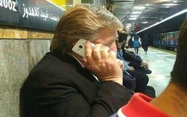 بدل ترامپ در تهران ! +عکس