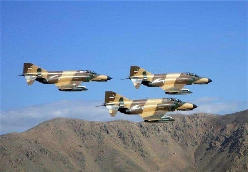 پرواز جنگنده های نیروی هوایی ارتش در مرزهای غربی